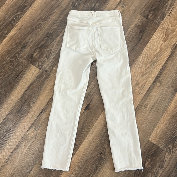 Veronica Beard Ryleigh High Rise Slim Straight Jeans Ecru Size 26/2 off white - Picture 9 of 16